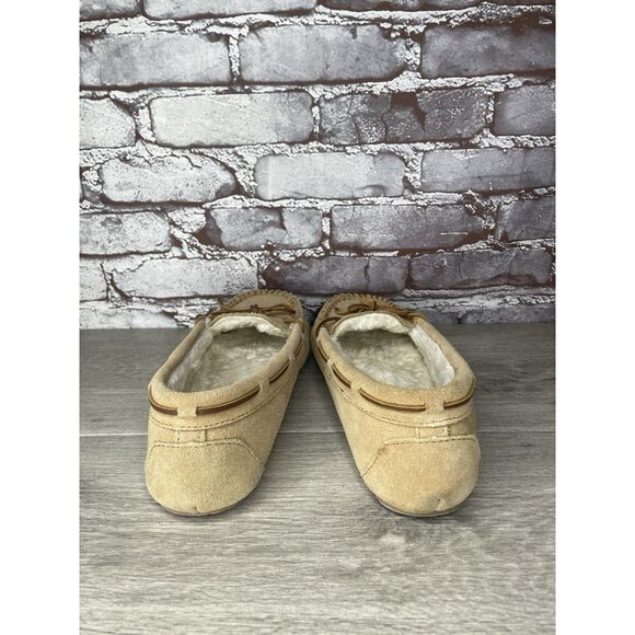 Minnetonka Cally Suede Faux Fur Lined Slip On Slippers Women Sz 10M US/41EU 4052 - Picture 12 of 16